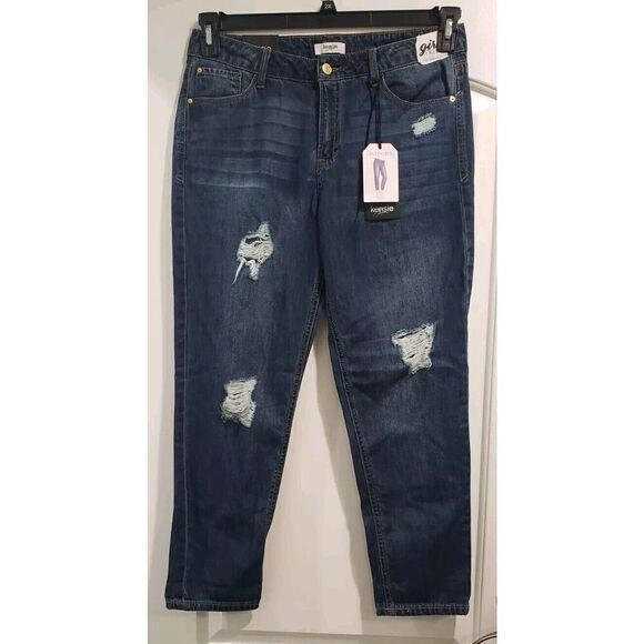 Kenzie Girlfriend Fit Jeans Size 8/29 Mid-rise Relaxed Fit Ankle NWT - Picture 2 of 8